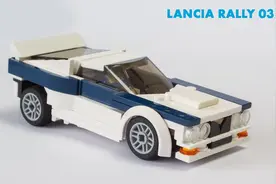 乐高MOC拼装蓝旗亚Lancia Rally 037 1983年拉力赛冠军车积木视频封面