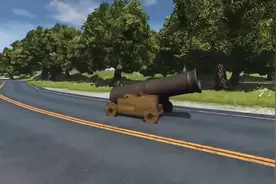 BeamNG：火炮打掉假人，车祸模拟视频封面