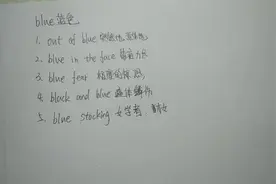 与颜色有关的俗语之蓝色:blue stocking猜一猜什么意思呢