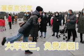 北漂小镇青年留京过年约了个免费游园，看公园排队场面惊叹不已！视频封面