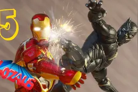 玩偶自制：冒牌蜘蛛侠被钢铁侠和黑豹战士一顿教训