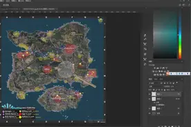 ps零基础教程：无插件！如何将一张普通地图制作成地图放大镜效果