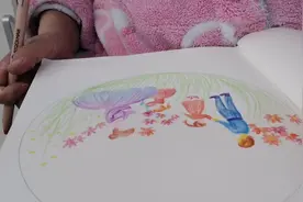 带孩子在家画画系列一：彩铅故事插画《幸福一家人》