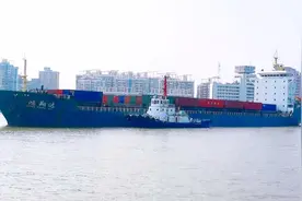 现场直击！拖轮协助大型货轮，黄浦江调头全过程视频封面