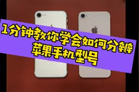 1分钟速学认出苹果型号视频封面