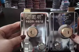 老式防盗门锁舌的调法