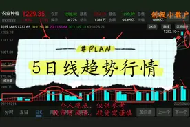 小散户的5日线趋势分析，满满的干货！再也不用担心被主力割韭菜视频封面
