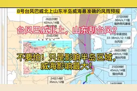 8号台风巴威登陆山东！老乡们不要怕！半岛地区威海天气影响最大