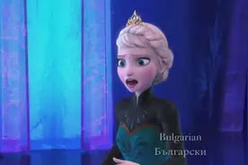 爱莎公主在雪山上唱歌用魔法建设了一个冰城堡视频封面
