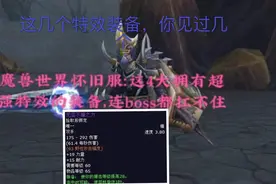 魔兽世界：60年代十件拥有逆天特效的装备，连boss都扛不住视频封面