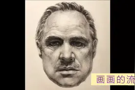 教父马龙·白兰度肖像素描：可以当护身符用？