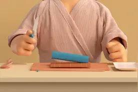 定格动画，寿司的做法