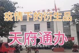 政府新出台的网上APP——天府通办，你们那里有没有。