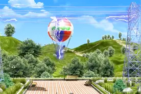 倒霉熊还敢偷偷玩热气球，不过要看好环境啊，注意安全