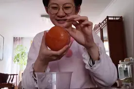 学会冻柿子的小技巧，比雪糕还好吃！