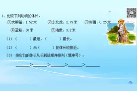 比较下面动物的体长。。。视频封面