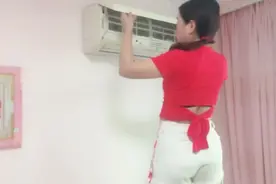 姑娘家空调开启就有水滴声，拆开一看原来是这么回事，太简单了吧视频封面