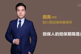 担保人的担保期限是多久视频封面