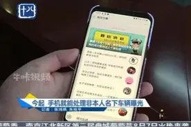 今起，手机就能处理非本人名下车辆曝光！视频封面