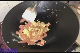 简单好做的火腿炒鸡蛋，下饭又好吃，快来学习吧视频封面