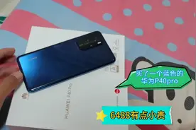 媳妇6488买的P40Pro256G价格美丽冻人，外观和我的荣耀V30好像视频封面