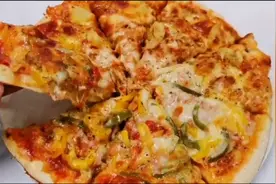 手工披萨，饼胚一定要用这种面粉来制作，这样做出来的披萨才正宗视频封面