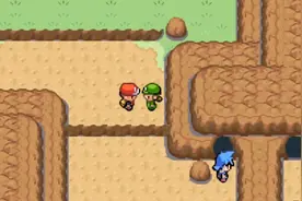 口袋妖怪永恒之焱15：去紫苑镇必经之路远古岩窟内部路线走法攻略