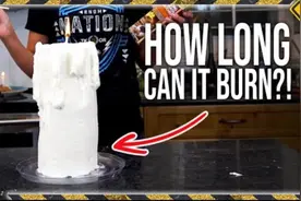 如何做一根能燃烧100小时的巨型蜡烛？超简单！视频封面