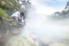 这条河里的水沸腾了？而且最高温度接近100度，可以直接饮用！视频封面