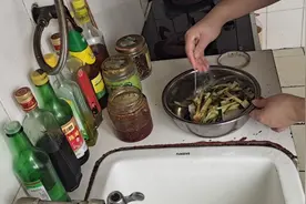 小杨，休假一个人在家还做了那么大一份菜。