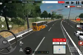 印尼巴士。超级好玩的巴士游戏。我怎么感觉我在逆车道上行驶