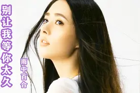 《别让我等你太久》雨中百合，等太久心好累，唱的好伤感视频封面