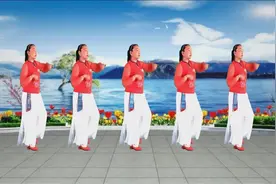 网红精选广场舞《过河》哥哥门前一条弯弯的河，活拨欢快又好看！