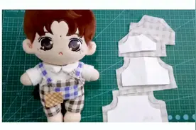 在家自制玩偶T恤卫衣娃衣，手工手作自制教程视频过程简单视频封面