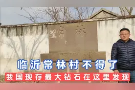 在山东临沂临沭县常林村，发现了我国现存最大钻石，是我国国宝视频封面