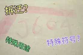 农村乡道出现特殊符号，到底是干啥用的，听大爷说完我也懵了！