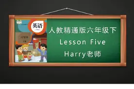 人教精通版六年级下 Lesson 5视频封面