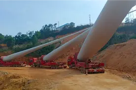 广西梧州岑溪市投资了4.4个亿 ，建设风能电场，今天到现场去看看