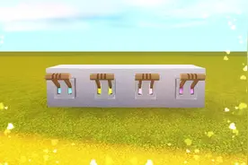 迷你世界：“彩色开关”制作教程！可以根据自己的喜好改变颜色！