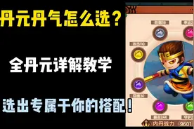 造梦无双：丹气丹元怎么选？快进来看看吧！