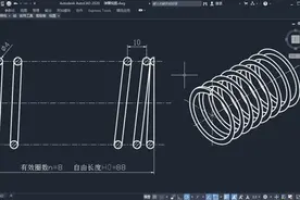 如何用CAD绘制一个弹簧？弹簧平面图绘制很简单，掌握基本工...