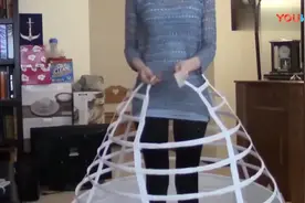 蓬蓬裙的裙撑原来是这样的，看起来好神奇视频封面