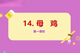 四年级下册语文《14.母鸡》第一课时视频封面