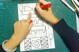 画室没有素材的看过来，手把手教你画蛋糕