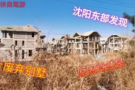 沈阳东部发现一片废弃别墅，据说已经废弃9年了，原因是什么呢？视频封面