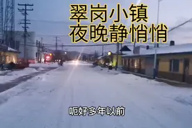 大兴安岭翠岗小镇，夜晚静悄悄买两块雪糕吃？视频封面