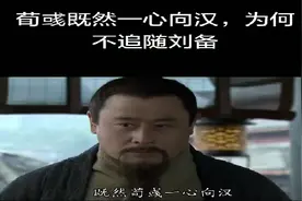 荀彧一心向汉，为何没有追随刘备视频封面