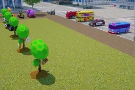 趣味早教动画，挖掘机帮儿童玩具车种各种各样的车轮视频封面