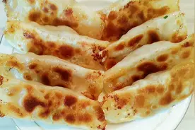 想吃锅贴园子教你在家做，简单易学，一看就会，酥脆鲜香零失败