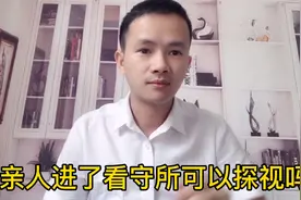 亲人进了看守所可以探视吗？为啥律师可以会见，究竟是什么原因？视频封面